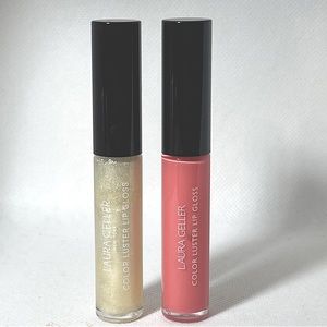 Laura Geller Color Luster Lip Gloss Lipgloss Duo City Lights & Peach Sorbet